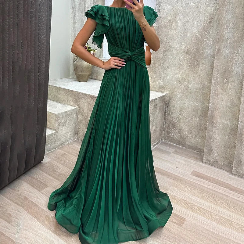 Rory - Elegante Vestito da sera plissettato