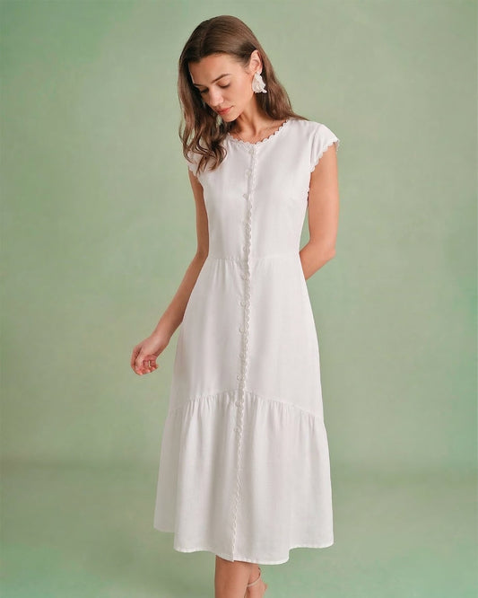 Abito Midi con Scollo