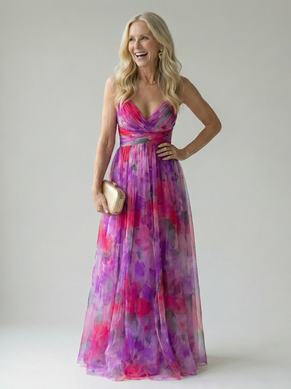 Isel - Confortevole Vestito Maxi Soft Wrap