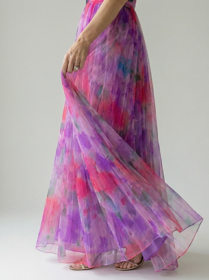 Isel - Confortevole Vestito Maxi Soft Wrap