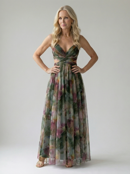 Isel - Confortevole Vestito Maxi Soft Wrap