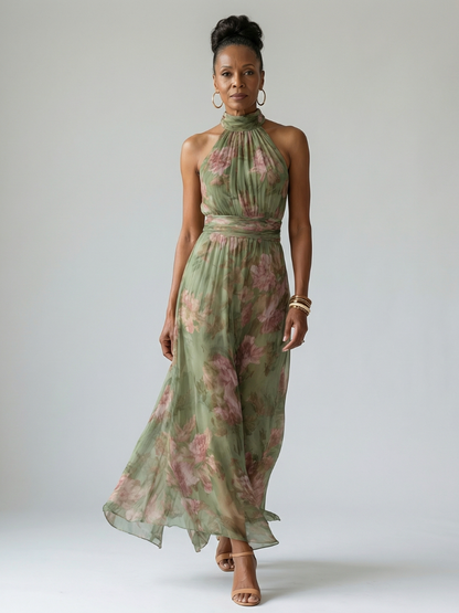 Mirelle - Leggero Abito Midi con Scollo All'Americana