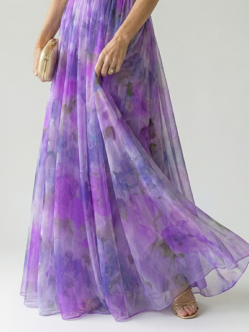 Isel - Confortevole Vestito Maxi Soft Wrap