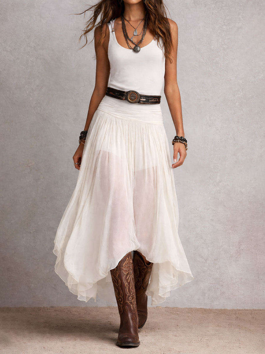 CONJUNTO EUFORIA - Elegante Abito a Doppio Strato