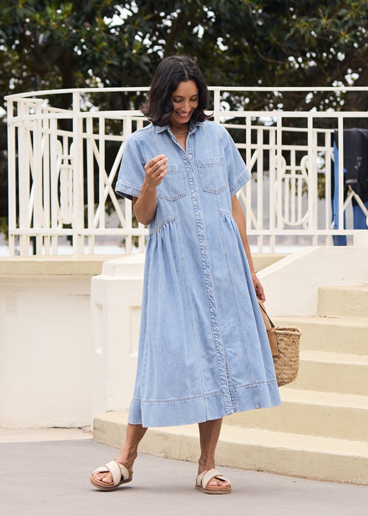 MONTANA DENIM SHIRTDRESS - Morbido Vestito Camicia