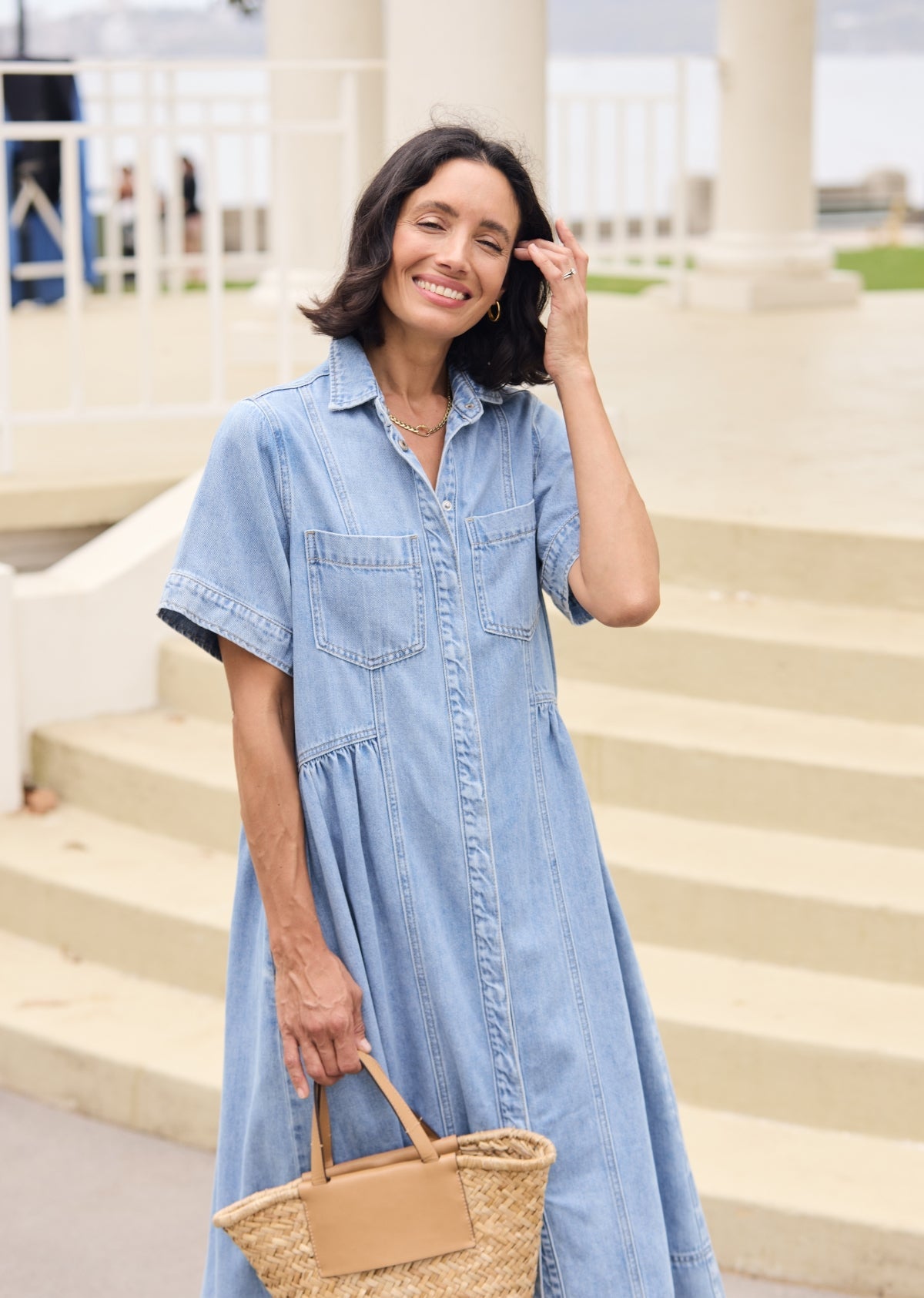 MONTANA DENIM SHIRTDRESS - Morbido Vestito Camicia