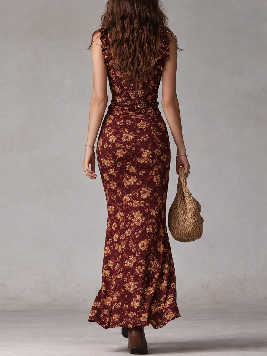 Inés - Elegante Vestito Maxi Boho Leggero