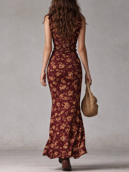 Inés - Elegante Vestito Maxi Boho Leggero