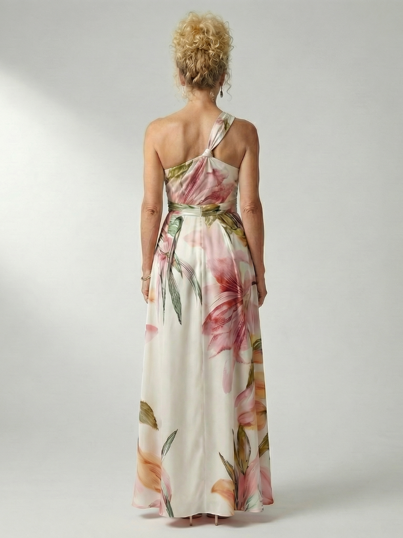 Amiel - Leggero Vestito Maxi Floreale