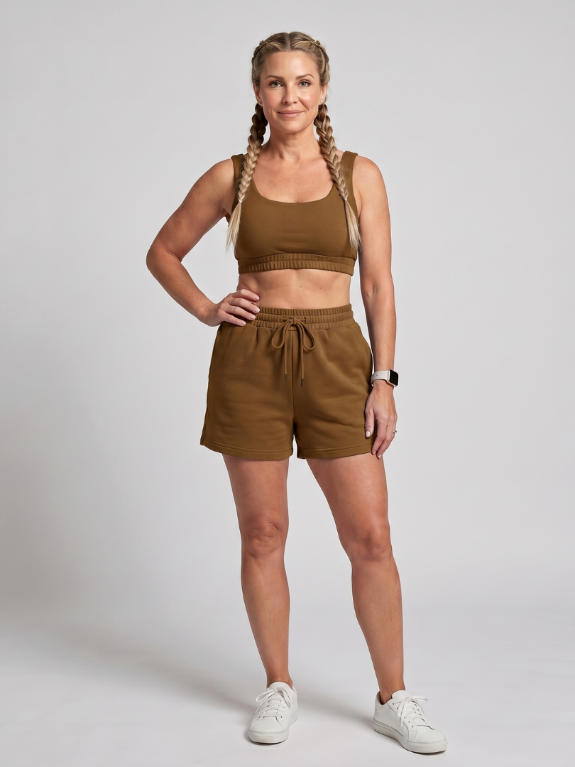 Lysem - Confortevole Set Top Corto Senza Maniche e Pantaloni Corti