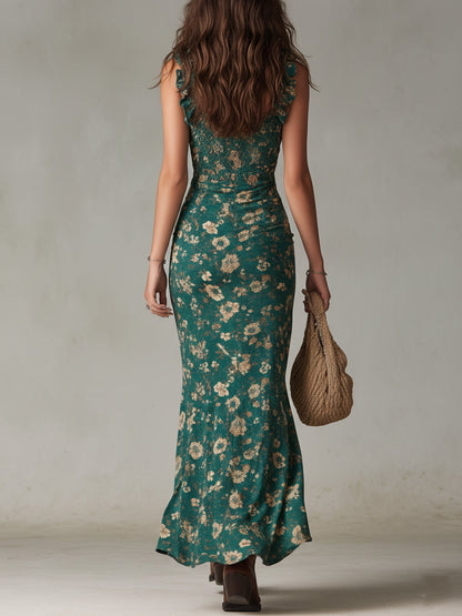Inés - Elegante Vestito Maxi Boho Leggero