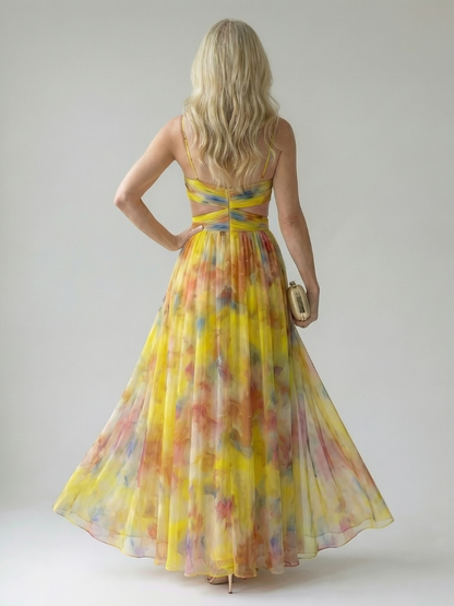 Isel - Confortevole Vestito Maxi Soft Wrap