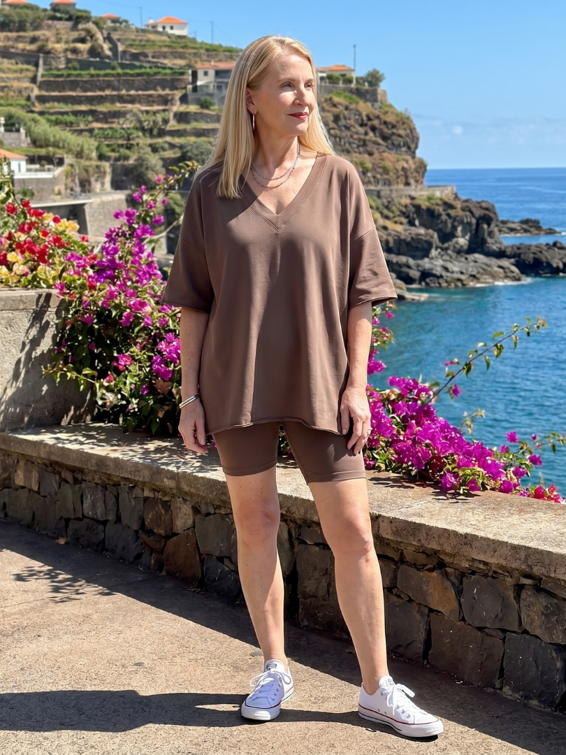Lucinda - Morbido Set di Pantaloni Corti Relaxed Fit