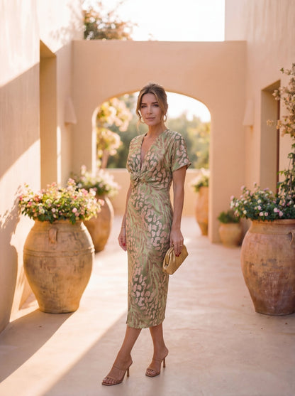 Sophie - Elegante abito midi fluido