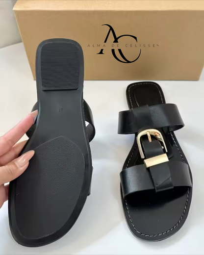 SANDALI CON FIBBIA - Eleganti Sandali