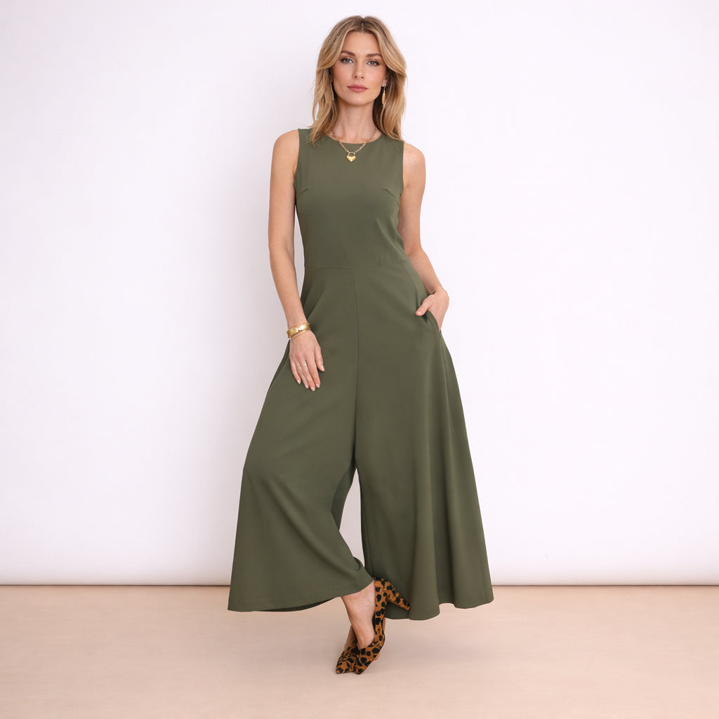 Elegante Tuta Pantalone Lunga Smanicata
