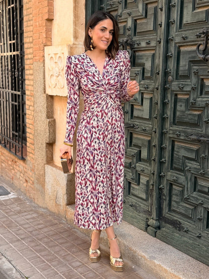 Casilda Midi Printed Dress