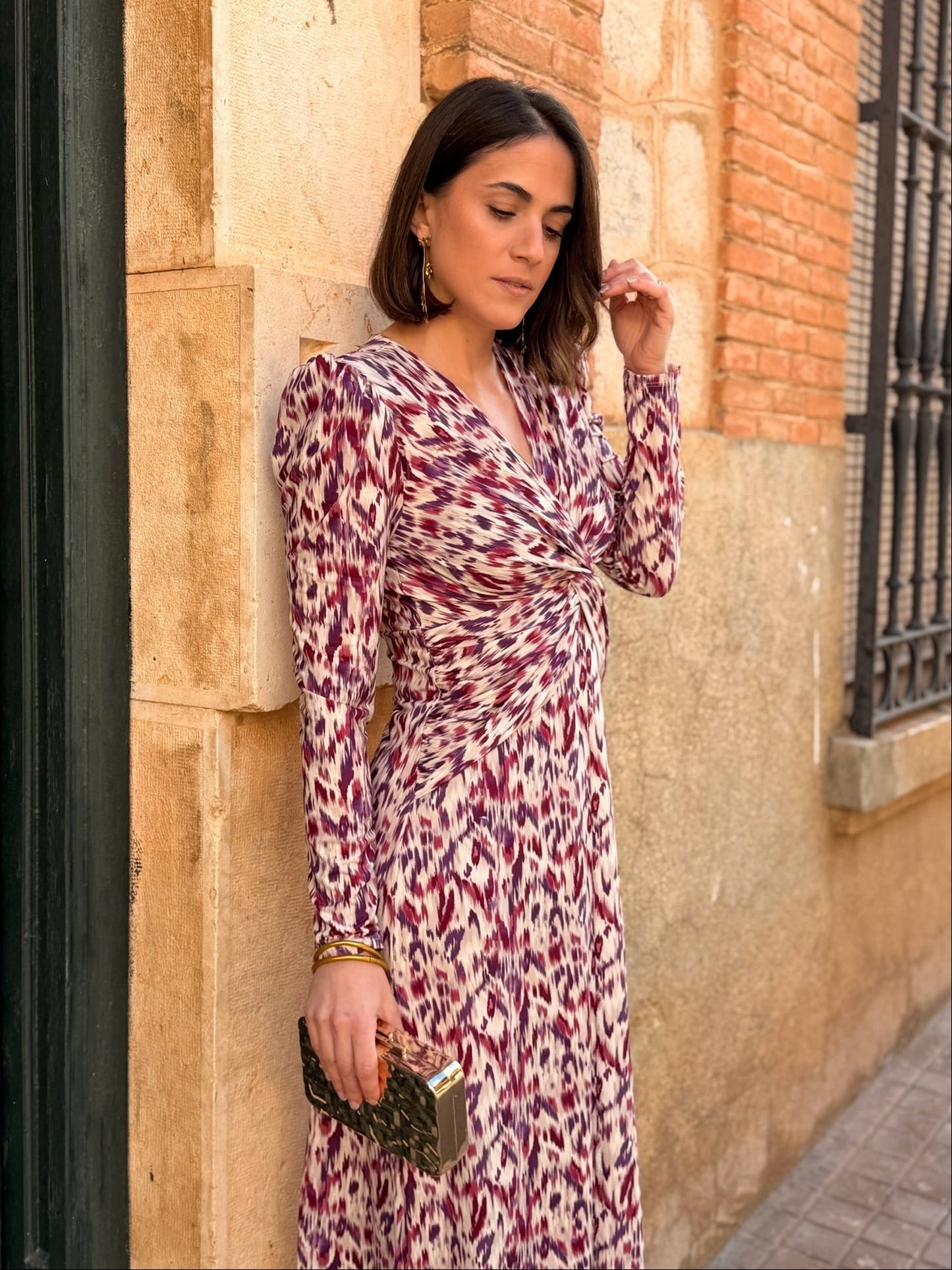 Casilda Midi Printed Dress