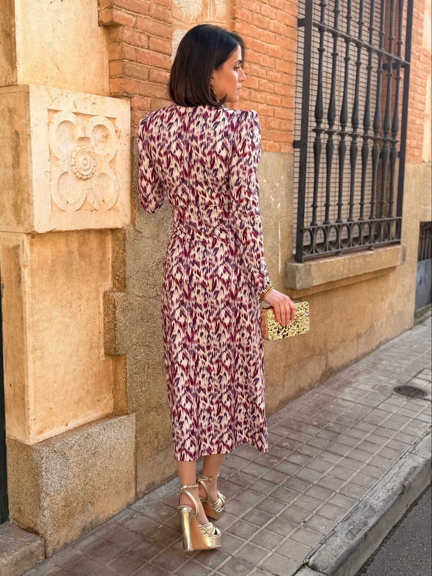Casilda Midi Printed Dress