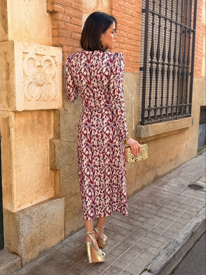 Casilda Midi Printed Dress
