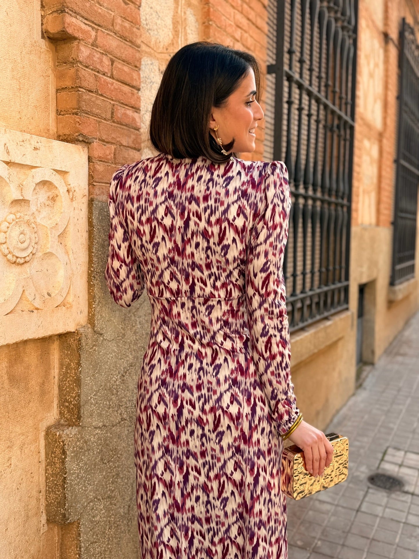 Casilda Midi Printed Dress