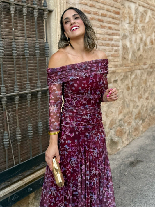 Abito in Tulle Stampato | Vera