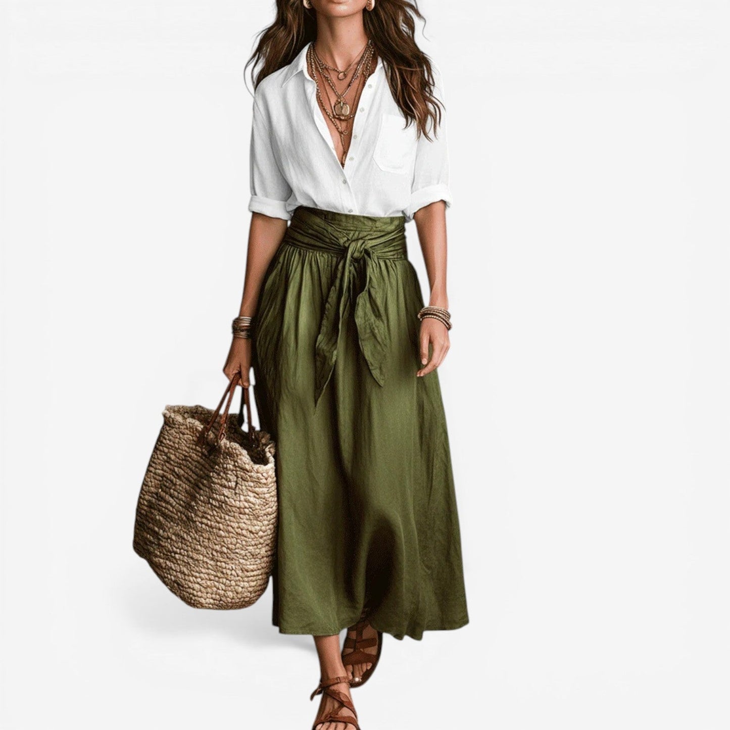 Aurea - Elegante Gonna midi fluente