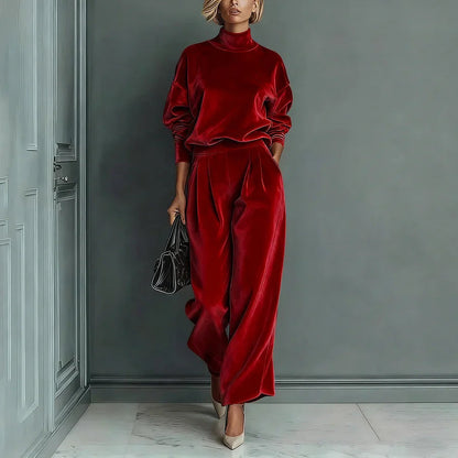Completo Donna Maglione & Pantaloni 2 Pezzi