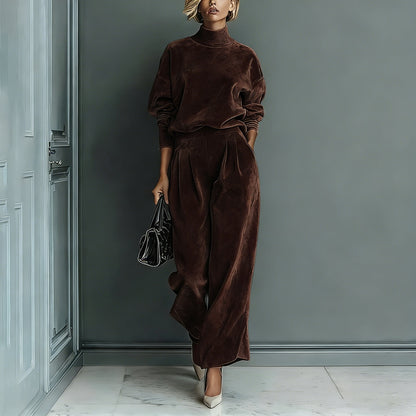 Completo Donna Maglione & Pantaloni 2 Pezzi