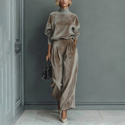 Completo Donna Maglione & Pantaloni 2 Pezzi