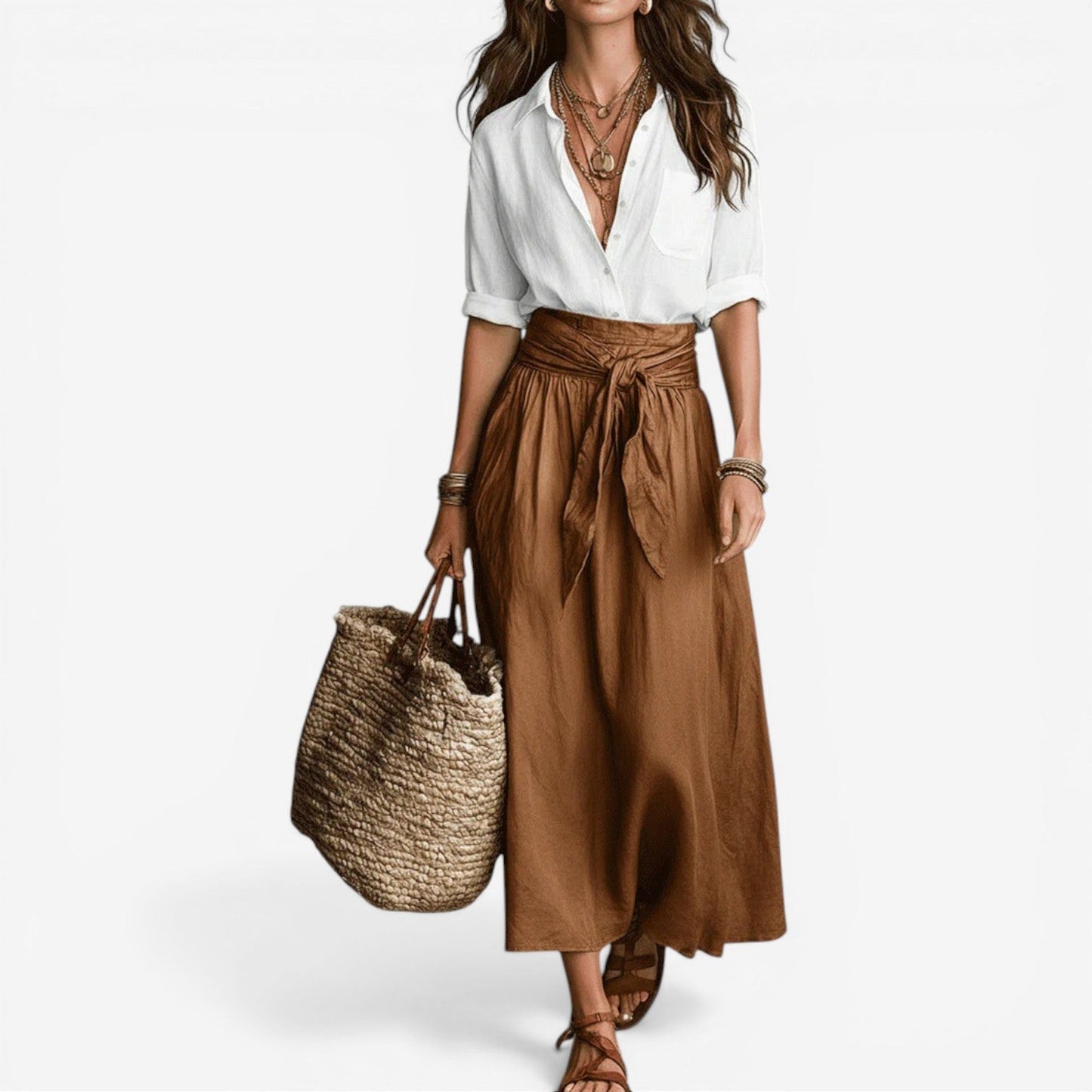 Aurea - Elegante Gonna midi fluente