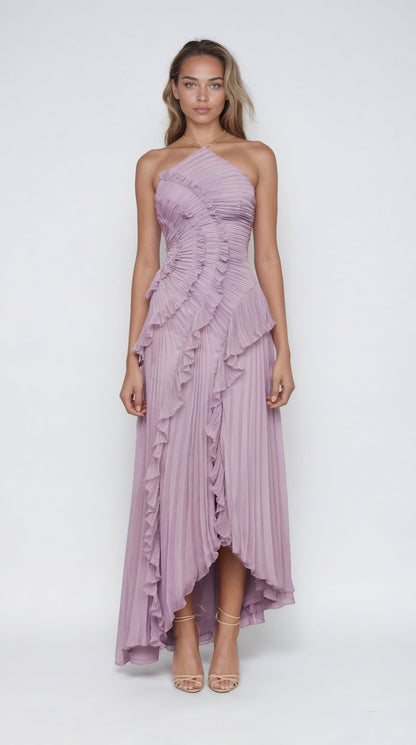 ISADORA IL VESTITO VOLANT EDIZIONE LIMITATA - Elegante Vestito Lungo Asimmetrico