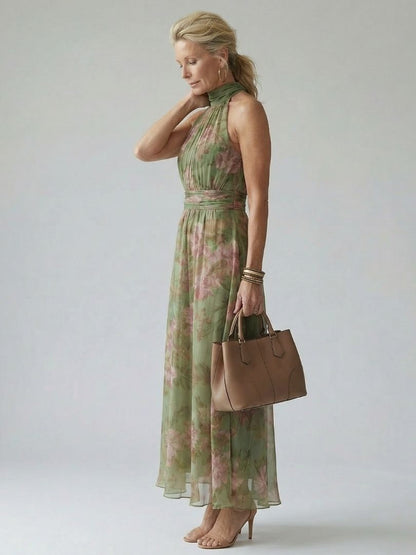 Mirelle - Confortevole Abito Midi con Scollo All'Americana