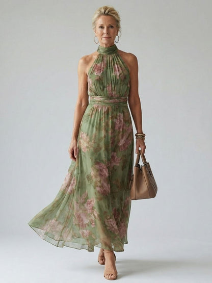 Mirelle - Confortevole Abito Midi con Scollo All'Americana