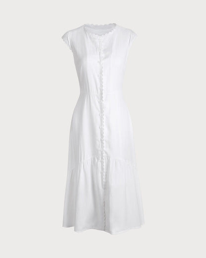 Abito Midi con Scollo