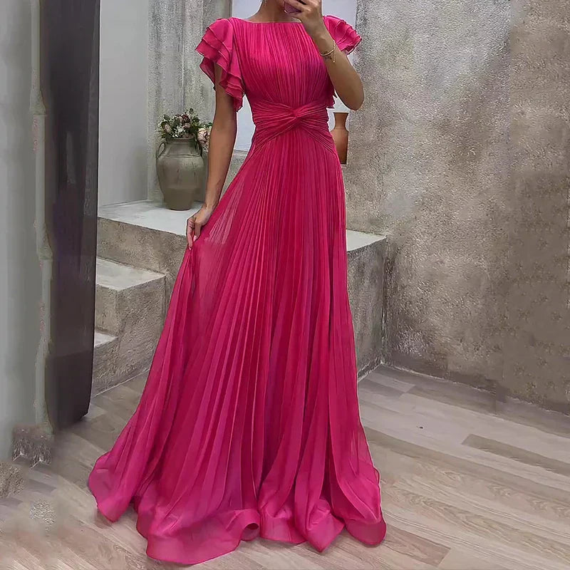 Rory - Elegante Vestito da sera plissettato