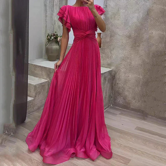 Rory - Elegante Vestito da sera plissettato