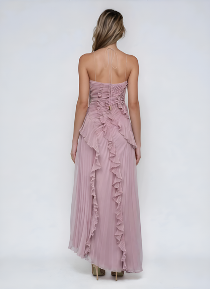 ISADORA IL VESTITO VOLANT EDIZIONE LIMITATA - Elegante Vestito Lungo Asimmetrico