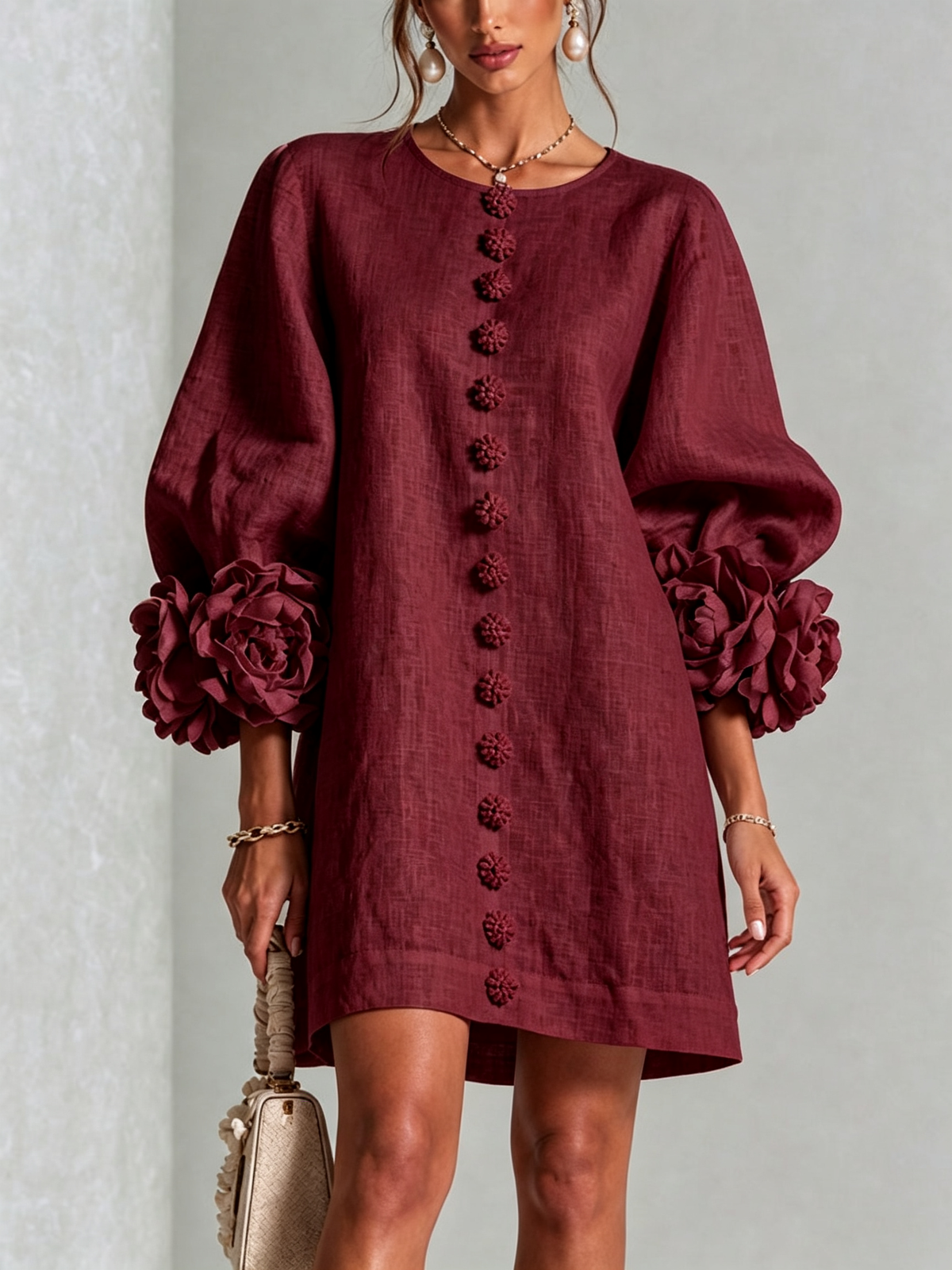 Amélie Floral - Elegante Mini Vestito