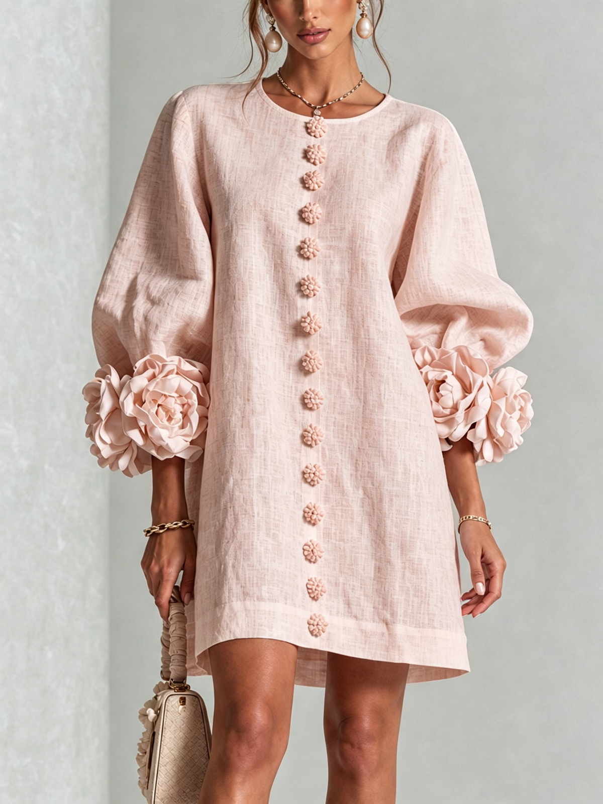Amélie Floral - Elegante Mini Vestito