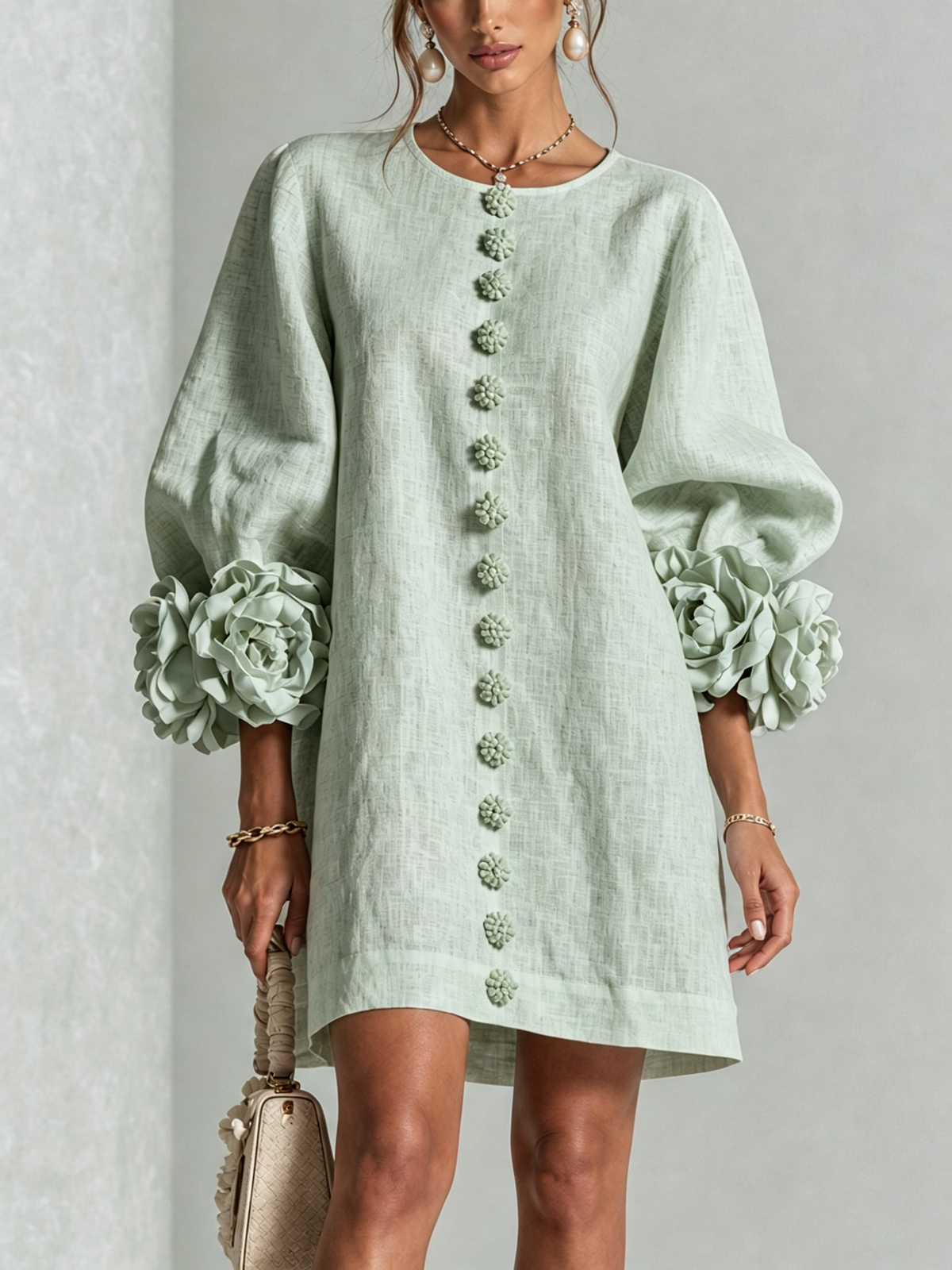 Amélie Floral - Elegante Mini Vestito
