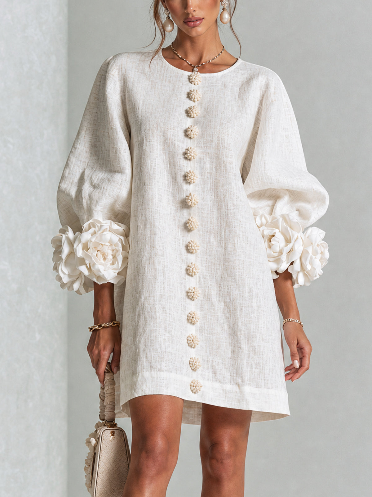 Amélie Floral - Elegante Mini Vestito
