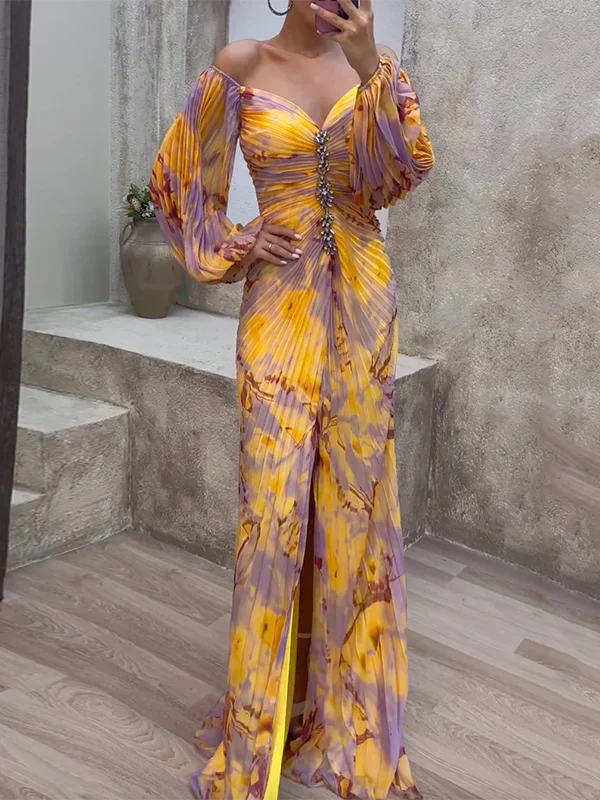 Maria - Elegante Abito Chic con Scollatura a V