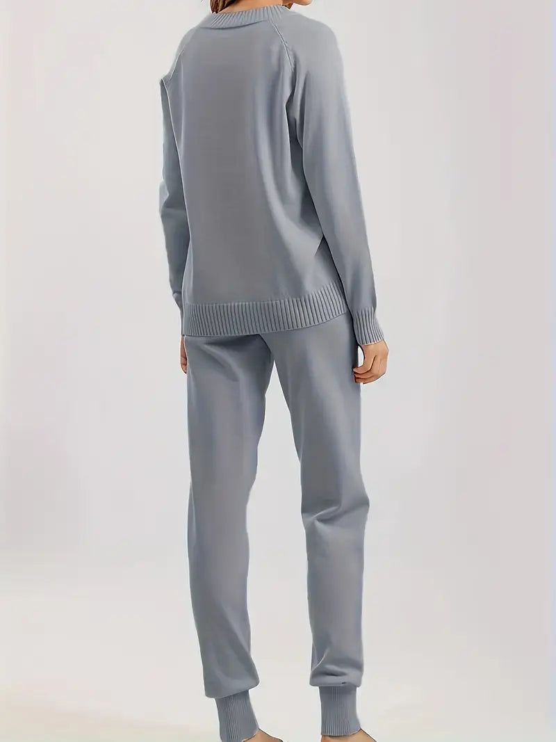 Madison - Comodo Set a Due Pezzi con Maniche Lunghe