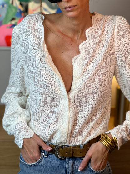 Hippoline Knit Blouse