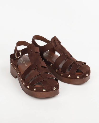 Sandali in Faux Suede con Borchie - Comfortevoli Sandali