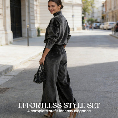 Completo Donna Maglione & Pantaloni 2 Pezzi