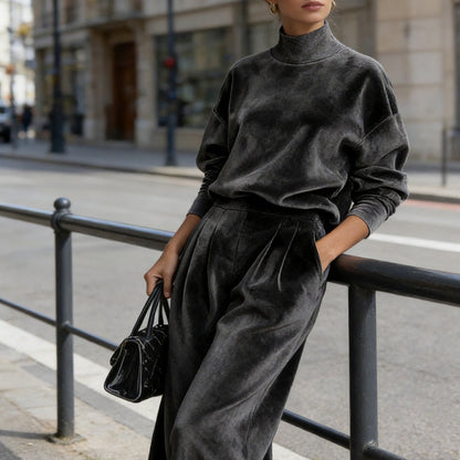 Completo Donna Maglione & Pantaloni 2 Pezzi