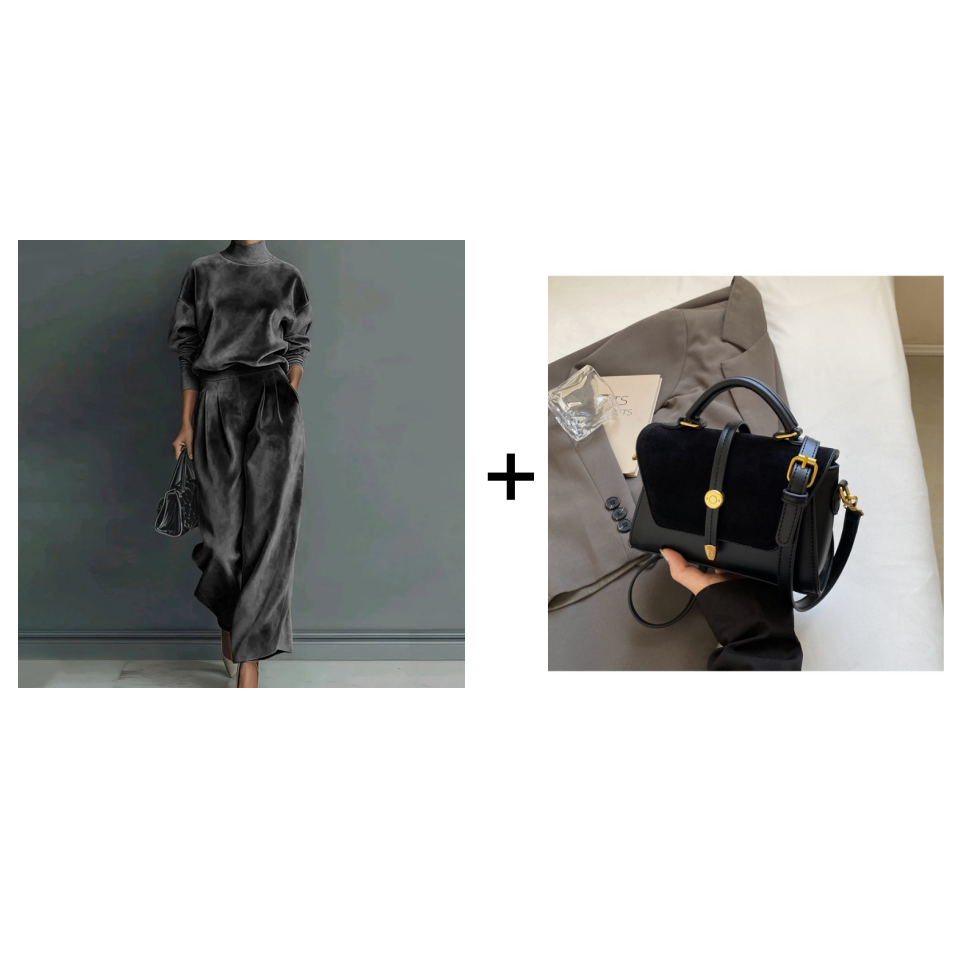 Completo Donna Maglione & Pantaloni 2 Pezzi