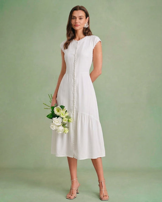Abito Midi con Scollo